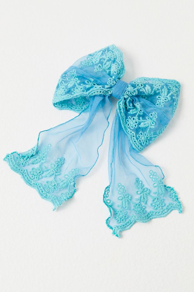 Fern Crochet Bow #1