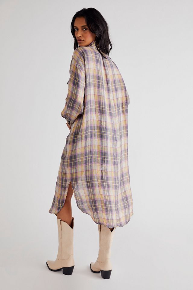 CP Shades Plaid Maxi Top #1