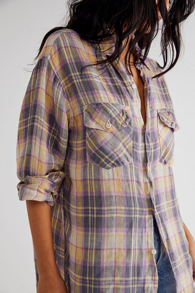 CP Shades Plaid Maxi Top #2