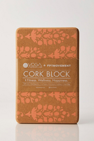 Yoga Design Lab Cork Yoga Block - Thumbnail 4