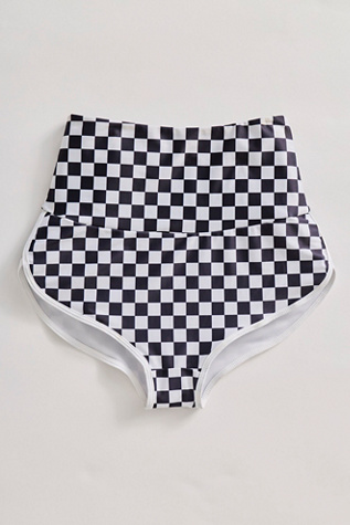 Salt Gypsy Betty High-Waisted Boyshort Surf Bottoms - thumbnail 9