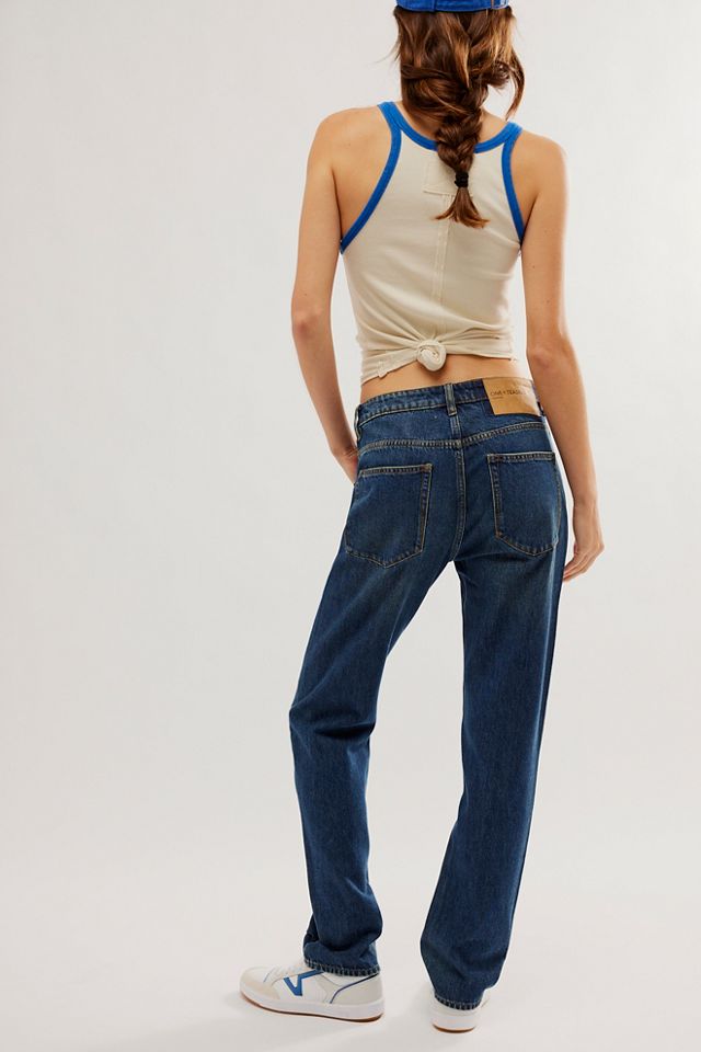 OneTeaspoon Truckers Low-Rise Straight Jeans #1