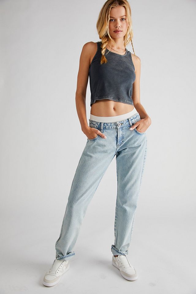 OneTeaspoon Truckers Low-Rise Straight Jeans | Free People