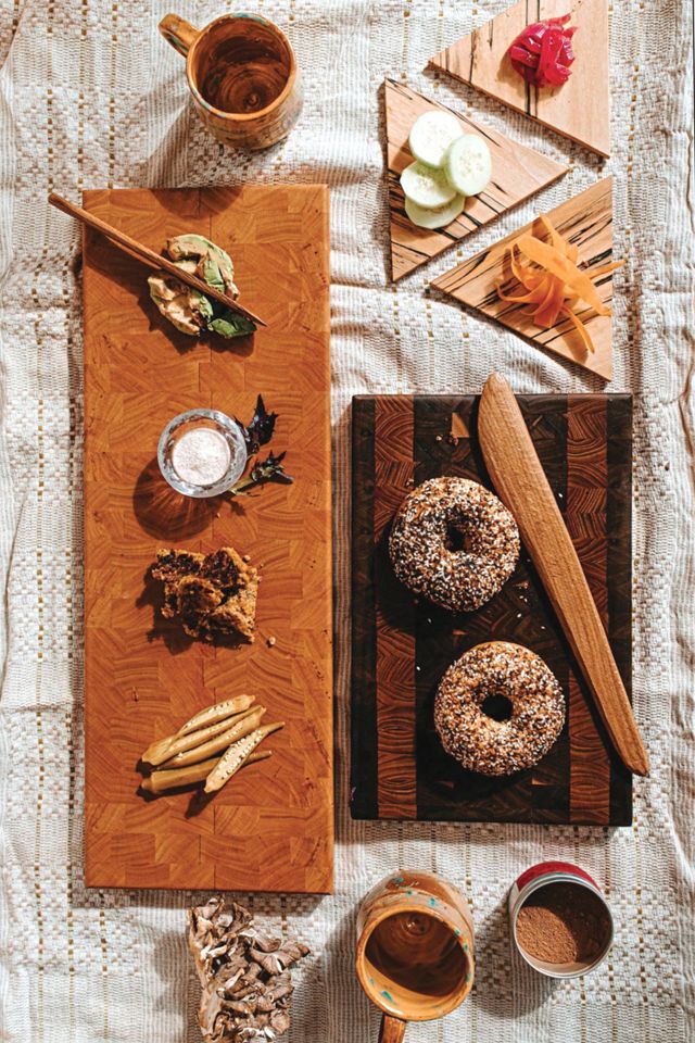 Sunhouse Craft Hand Carved Maple Spreading Knife #1