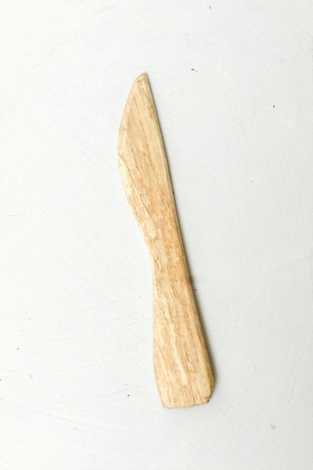 Sunhouse Craft Hand Carved Maple Spreading Knife #2