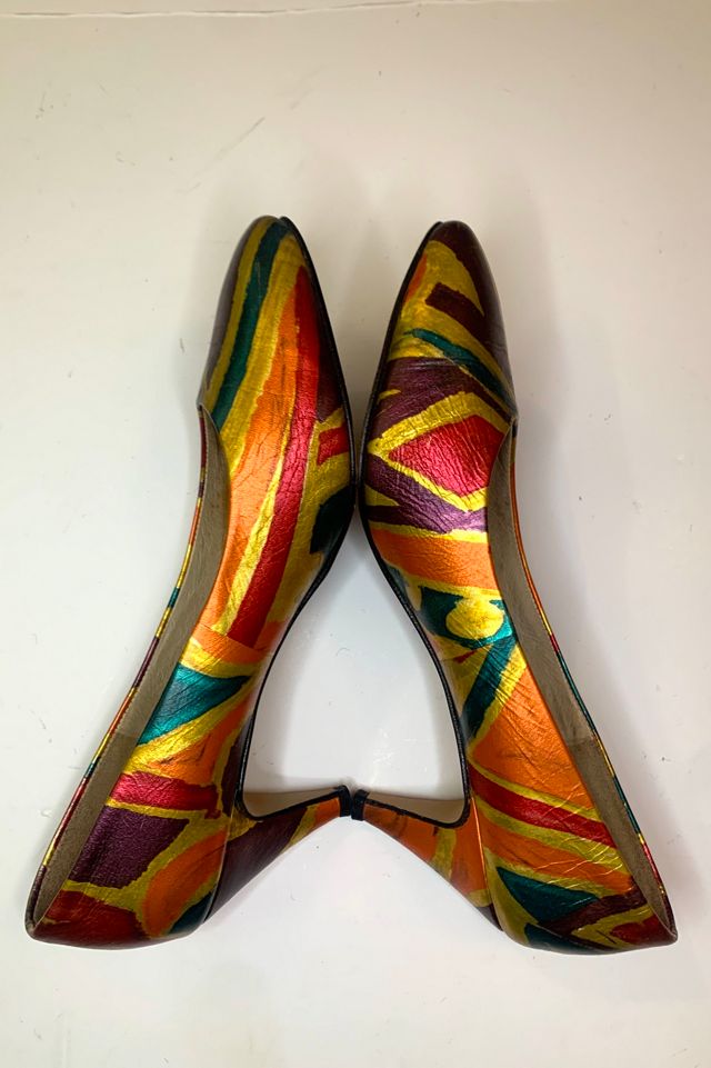 1980’s Hand-Painted Pumps Selected by Nomad Vintage #3