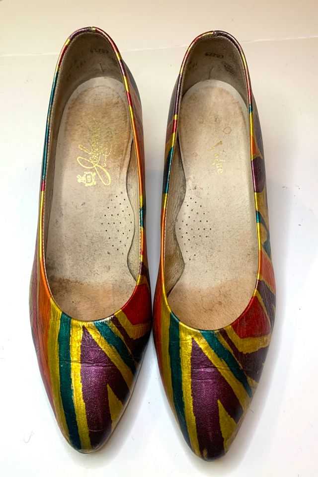 1980’s Hand-Painted Pumps Selected by Nomad Vintage #1