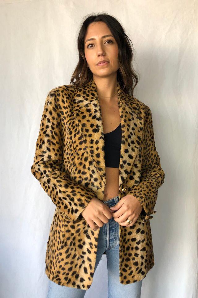 Free people sale cheetah coat