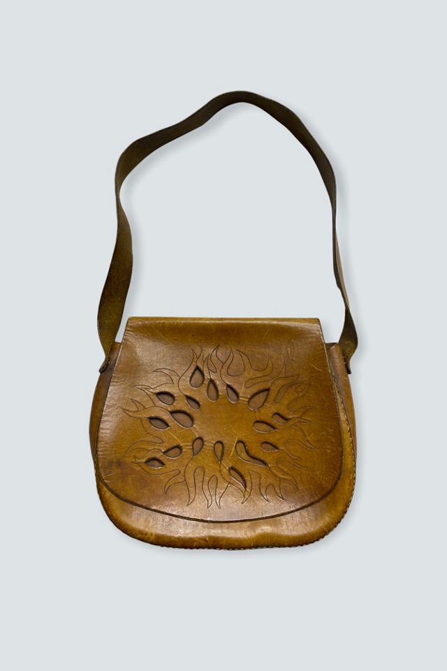 leather hippie purse