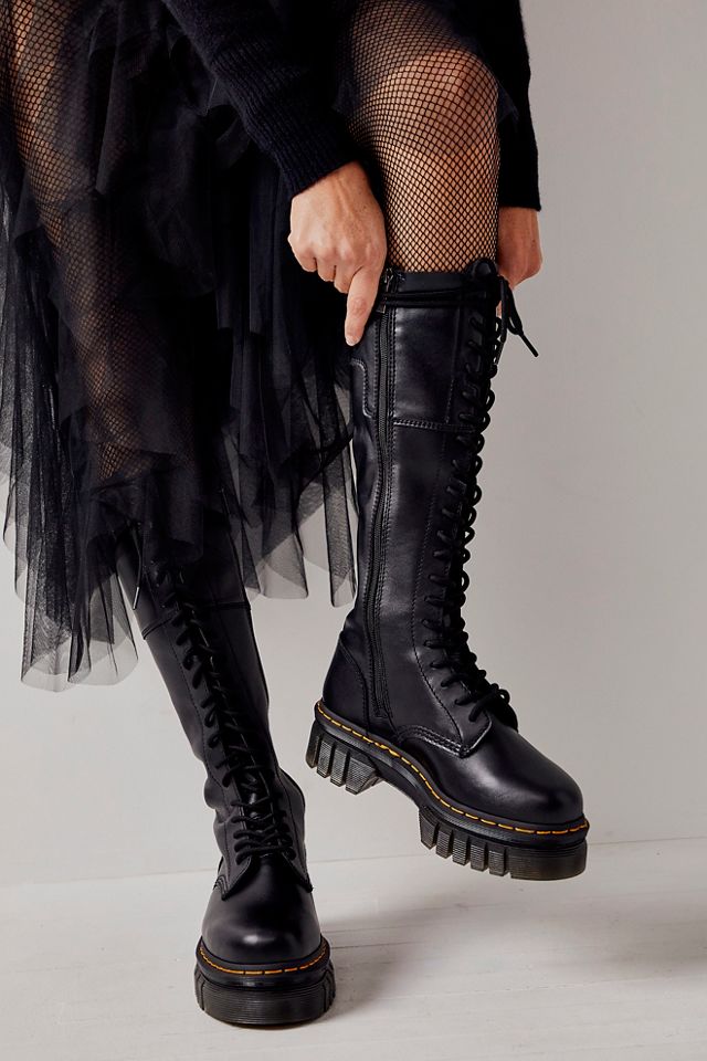 Doc martens tall store lace up boots