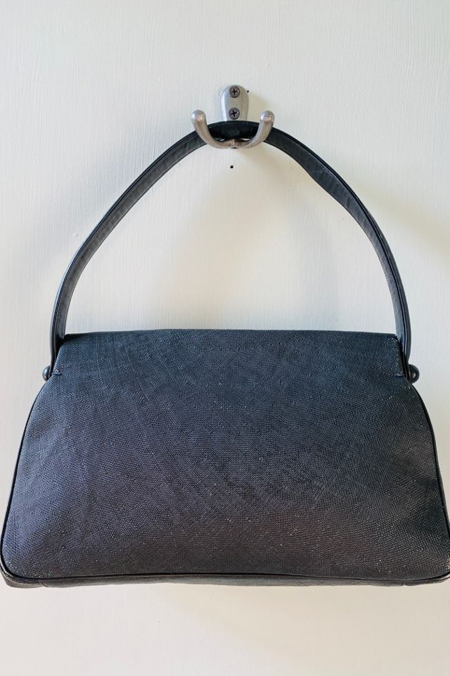 Vintage Leather and Straw Bag Selected by Atlantic Vintage #2
