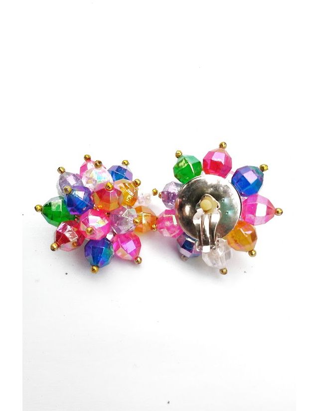 1980's Starburst Cluster Earrings Selected by Garbage Soup #2