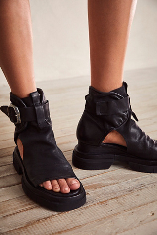 leather boot sandals