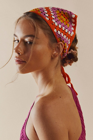 Free People Lou Bird Hair Scarf. 1