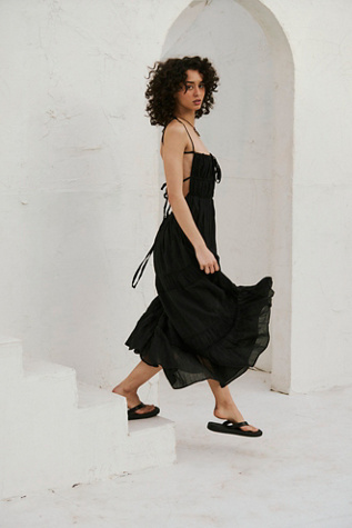 Taking Sides Maxi by free-est at Free People in Black, Size: Small