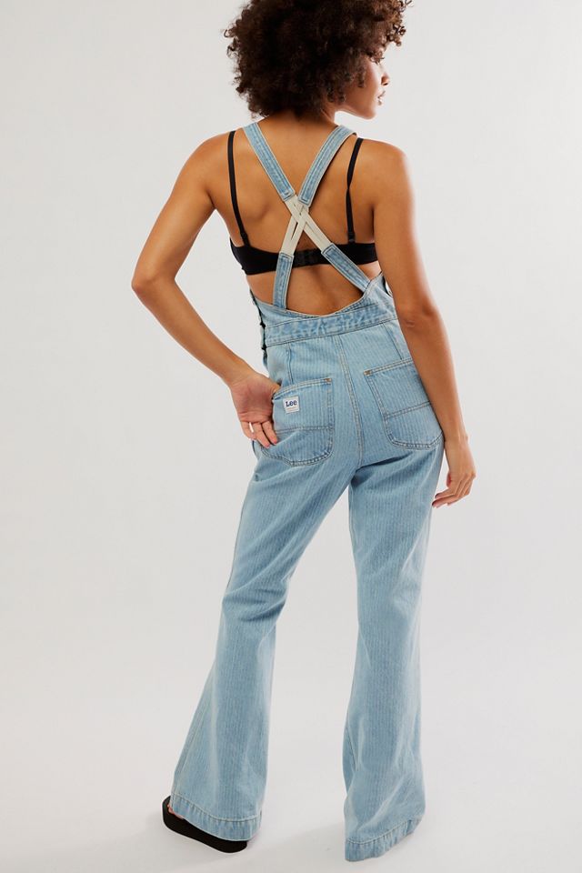 Lee Factory Flare Dungarees #1