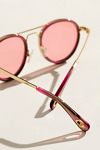 Lele Sadoughi Downtown Aviator Sunglasses | Free People display picture 1