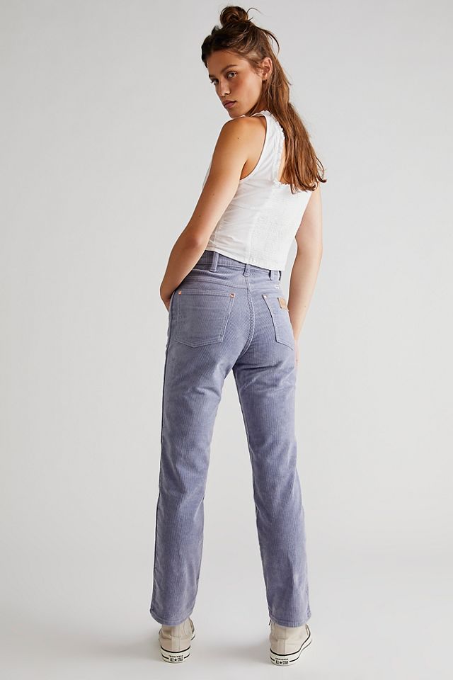 Wrangler Wild West High-Rise Straight Cord Jeans #1