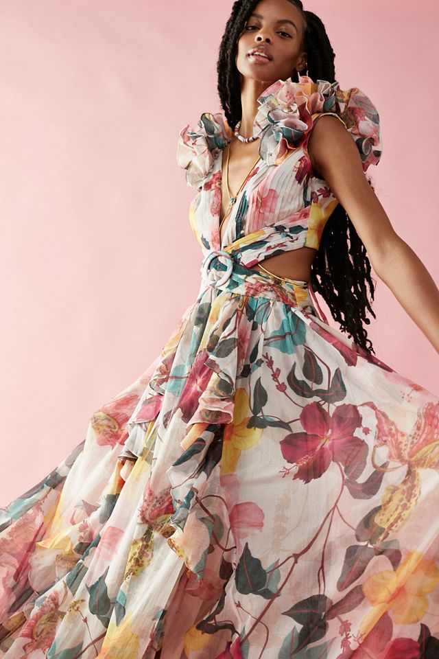 Hibiscus maxi hot sale dress