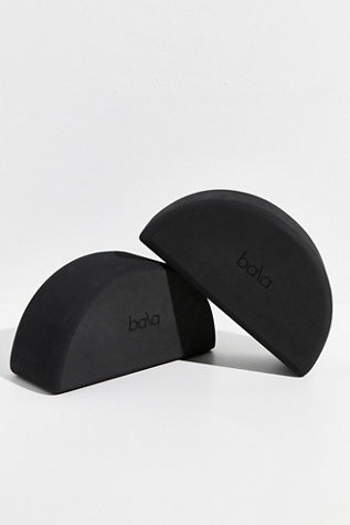 Bala Half Moon Balance Blocks at Free People, Charcoal
