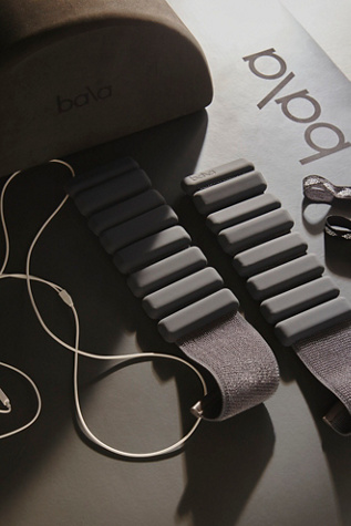 Bala + Bangles S/2 2-lb Adjustable Wrist and Ankle Weights