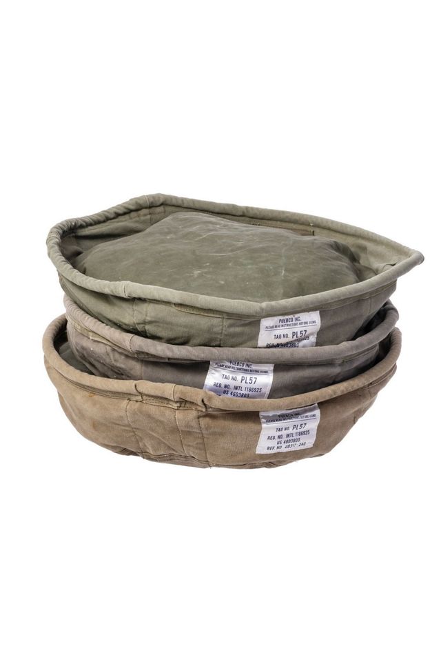 PUEBCO Vintage Tent Fabric Pet Bed #2