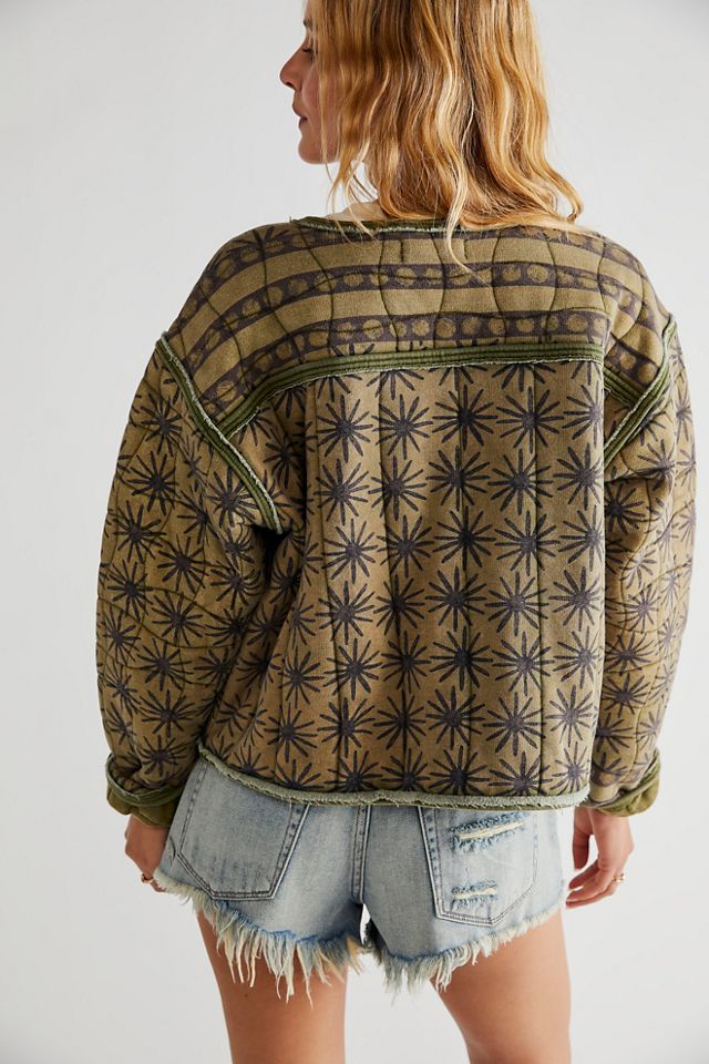 Kara Quilted Cardi #1