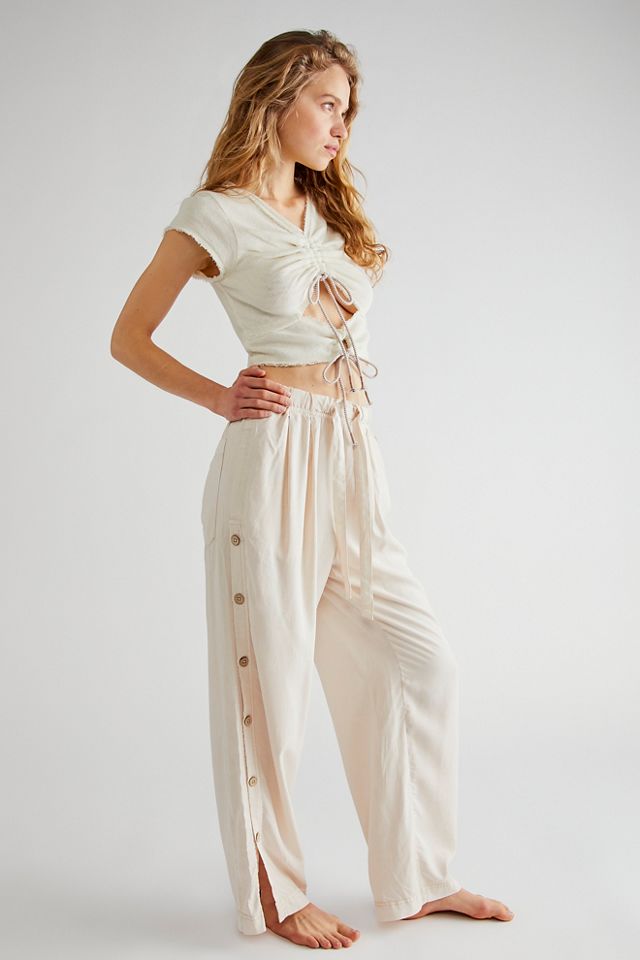 Tencel Linen Slouchy Pant