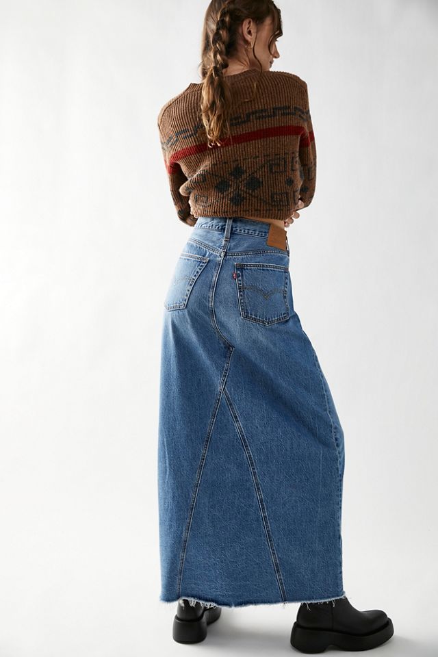 Levi's Iconic Long Skirt | Free People