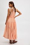 knee length dresses for ladies Elegant Red Dress by Free People with Lace Detailing – Above The Crowd  Boutique main image 0