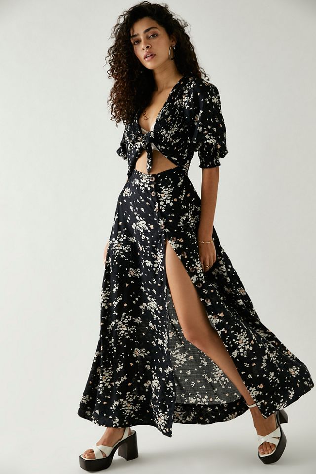 String Of Hearts Printed Maxi Dress | Free People