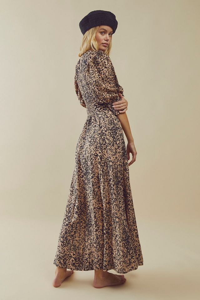 Free People - String of 2024 Hearts animal Print Dress