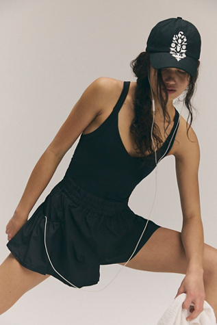 Get Your Flirt On Shortsie by FP Movement at Free People, Black, L