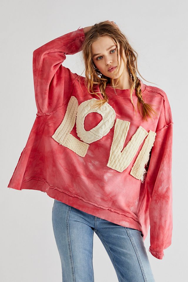 Tricia Fix Love Sweatshirt