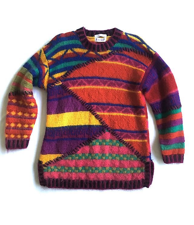 Vintage Hand-Knit Oversized Kenji Sweater Selected by Souls of California