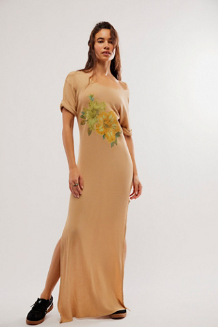 chinese dress ladies Hibiscus Sleeveless Empire Waist Midi Dress | Occasion Dress in Sizes  XXS–6X
