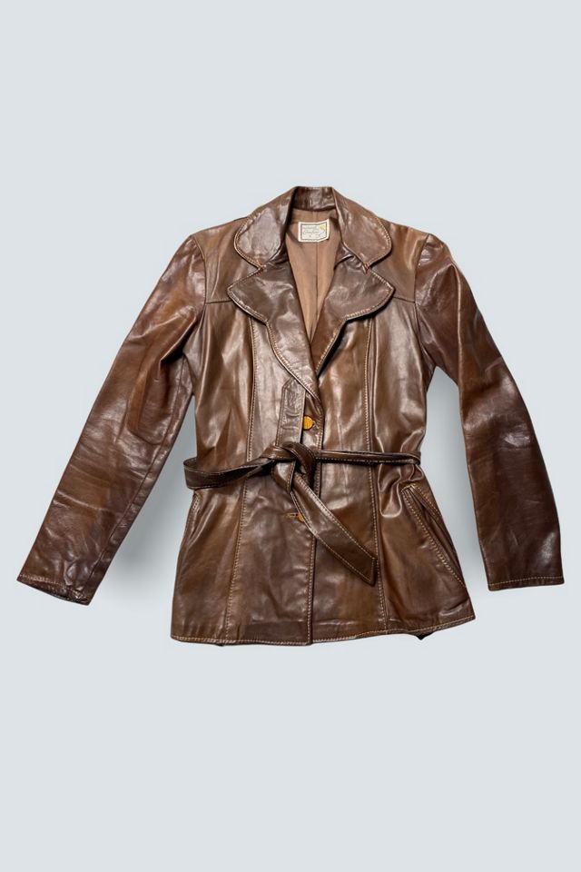 Natural Comfort Vintage Leather Jacket Selected by Goodbye Heart