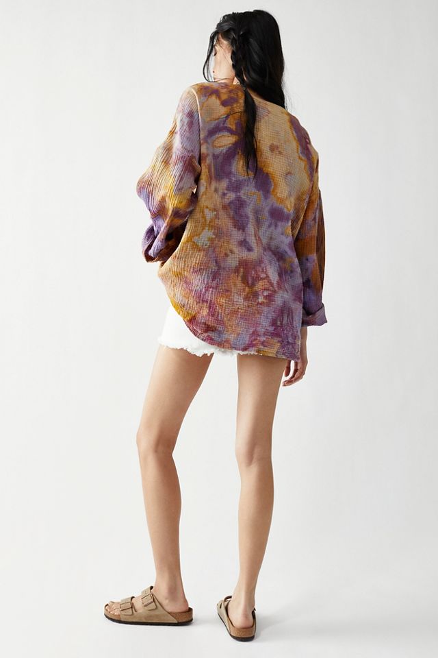 Washed Wrap Top #1