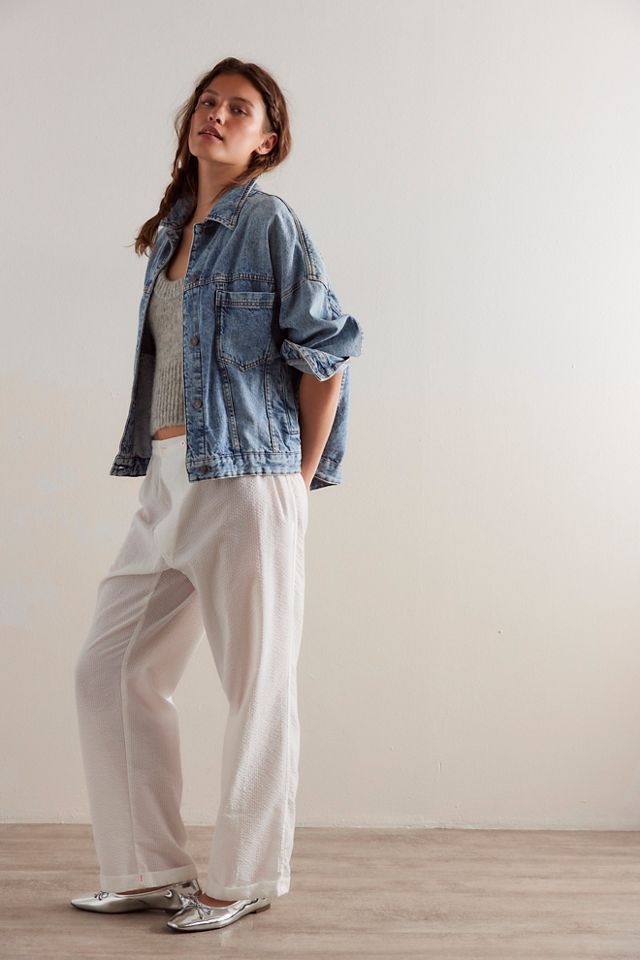 We The Free Opal Swing Denim Jacket Free People