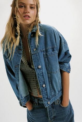Veste Cropped Velours Tapisserie Floral Free People - Style Moto, Taille 4 S, Occasion Très Bon état