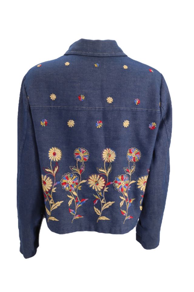 1970s Denim Flower Garden Jacket Selected By Ritual Vintage #2