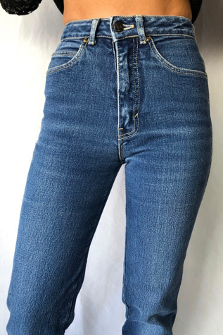 70s/80s Vintage Perfectly Worn Ribcage Sassoon Jeans Selected by Picky Jane