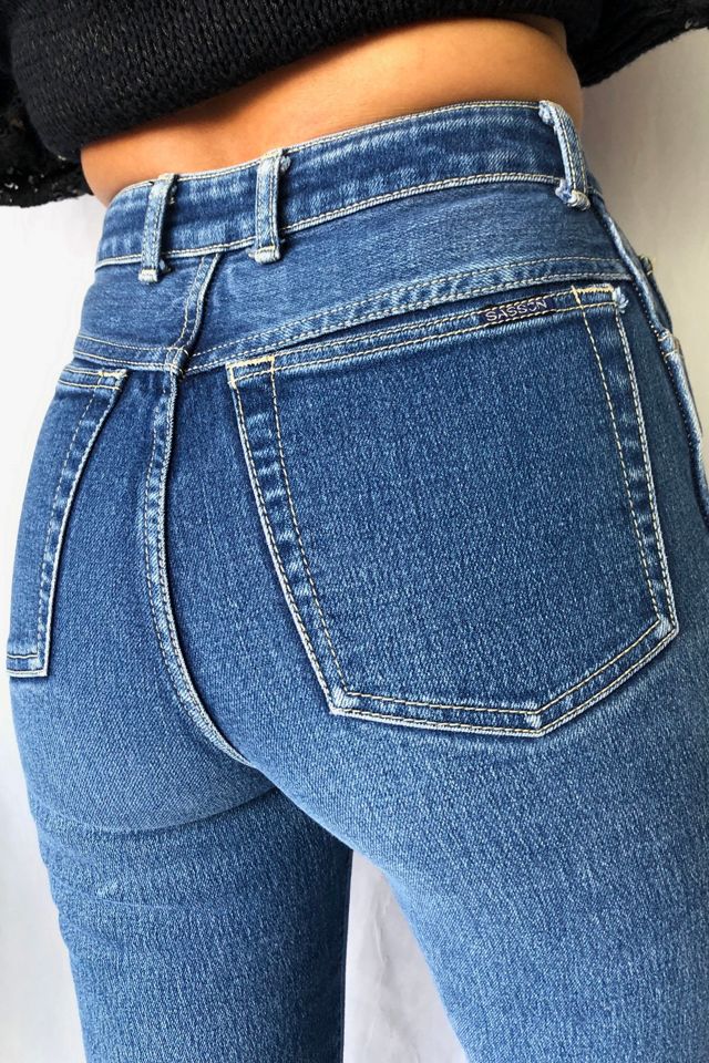 70s/80s Vintage Perfectly Worn Ribcage Sassoon Jeans Selected by Picky Jane #2