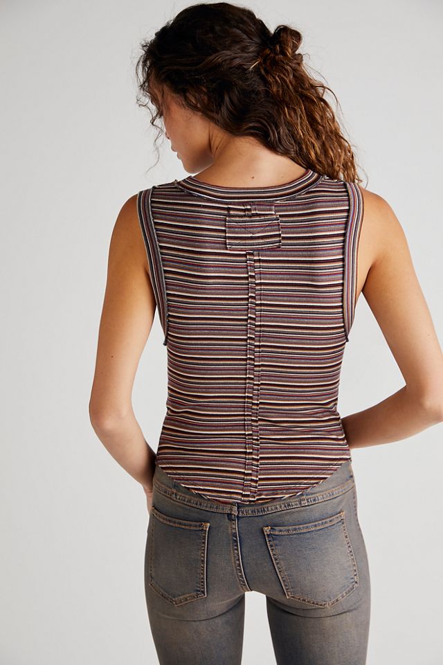We The Free Kate Tee Stripe Tank #1