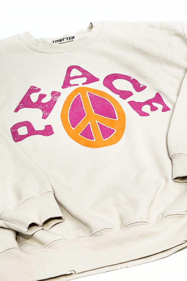 Peace sweatshirt sale