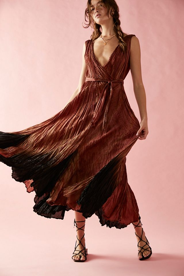 Robe longue lisse Mes Demoiselles Free People FR