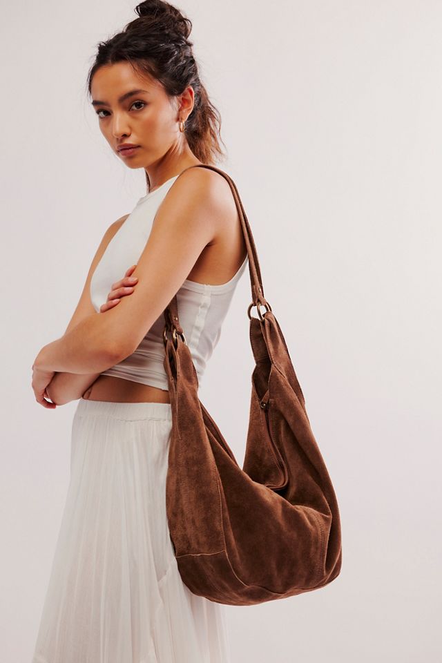 Roma Suede Tote Bag Free People