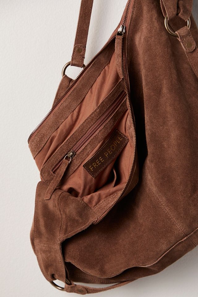 Free People deals faux suede Roma tote