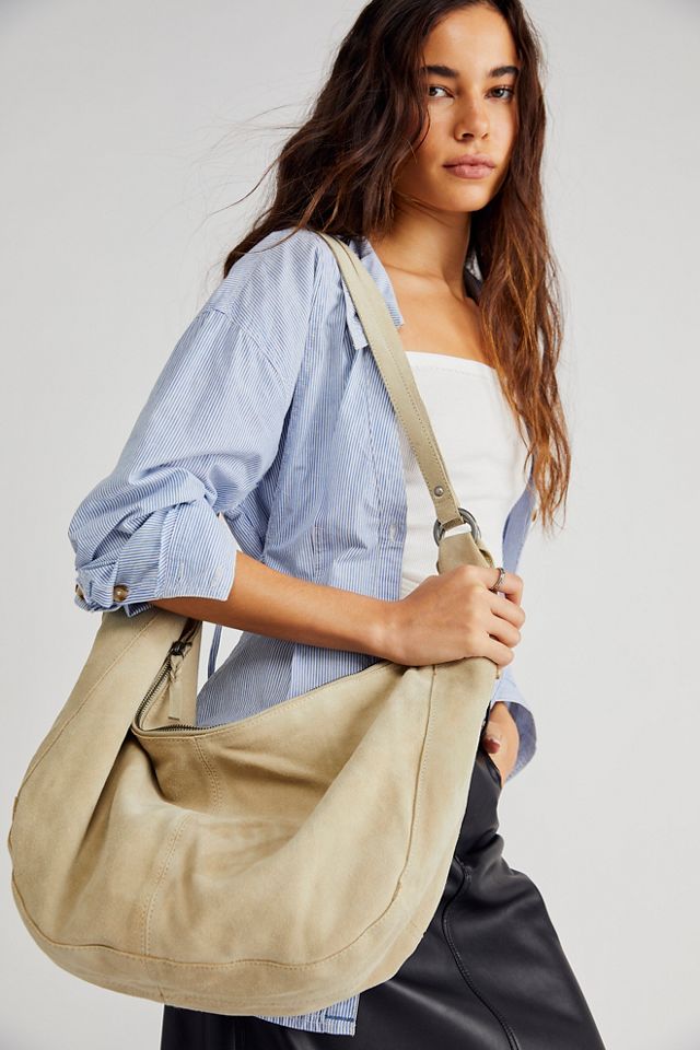 Free People Roma Suede Tote Bag