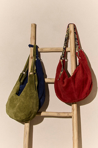Roma Suede Tote Bag at Free People in Garnet